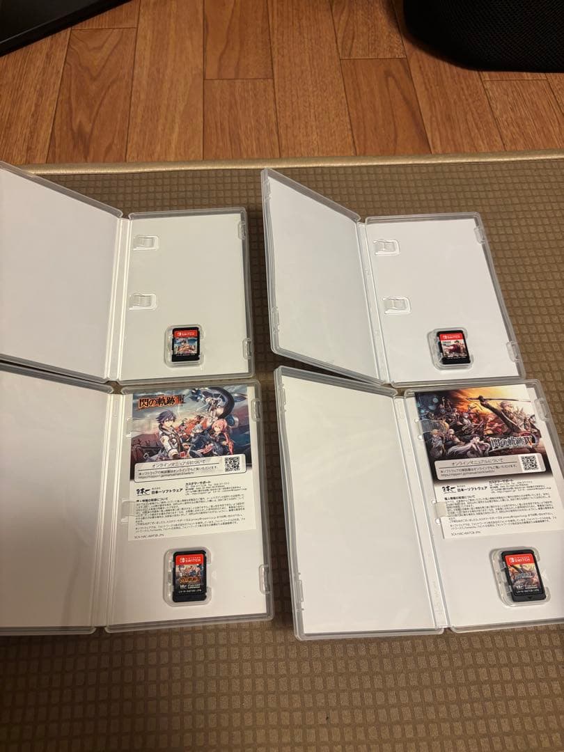 【ニンテンドーSwitch】英雄伝説 閃の軌跡Ⅰ〜Ⅳ 4本セット まとめ売り