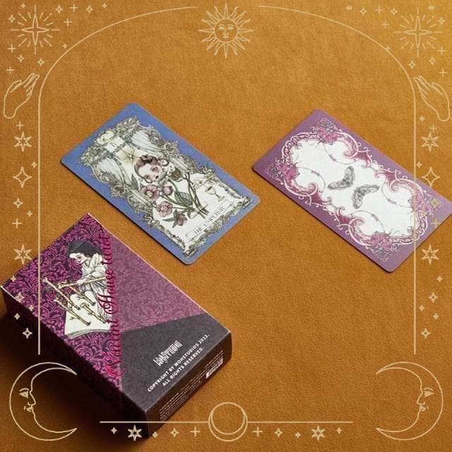 【正規品タロットカード】レトロ＆華麗ヨーロピアンバロックの世界✨魔術師城のデッキ