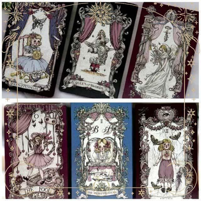 【正規品タロットカード】レトロ＆華麗ヨーロピアンバロックの世界✨魔術師城のデッキ