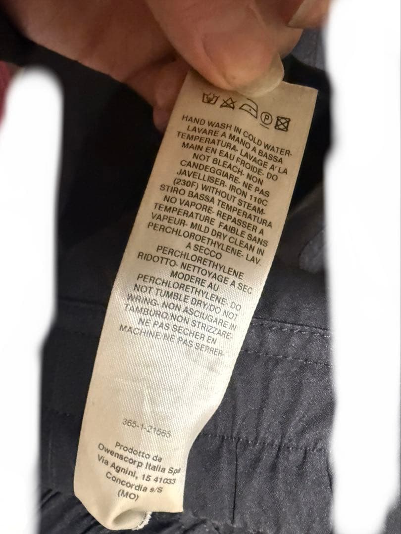 パンツ rick owens cargo belas 48