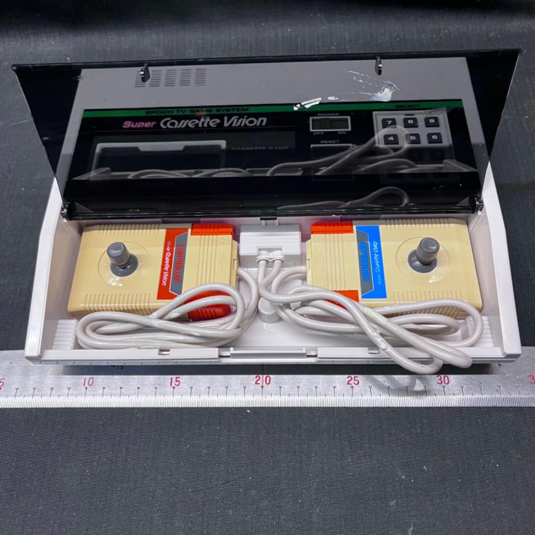 ▽Gc左1038 エポック社 スーパーカセットビジョン 本体 カセット まとめ