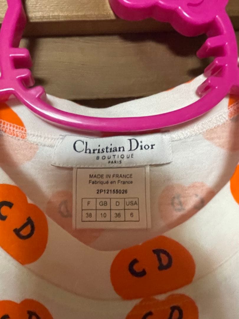 クリスチャンディオール ヴィンテージ 半袖Ｔシャツハート×CD