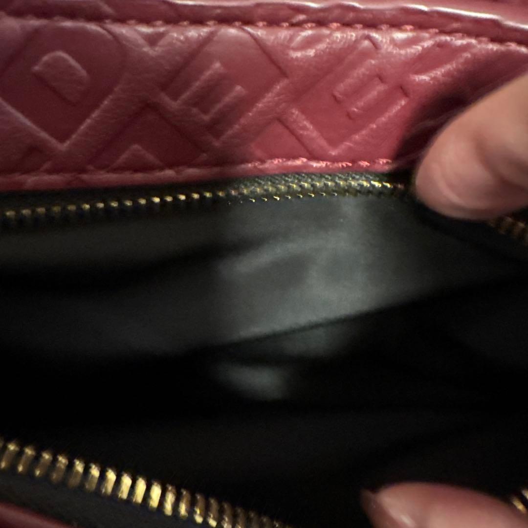 DIESEL バーガンディ ショルダーバッグ