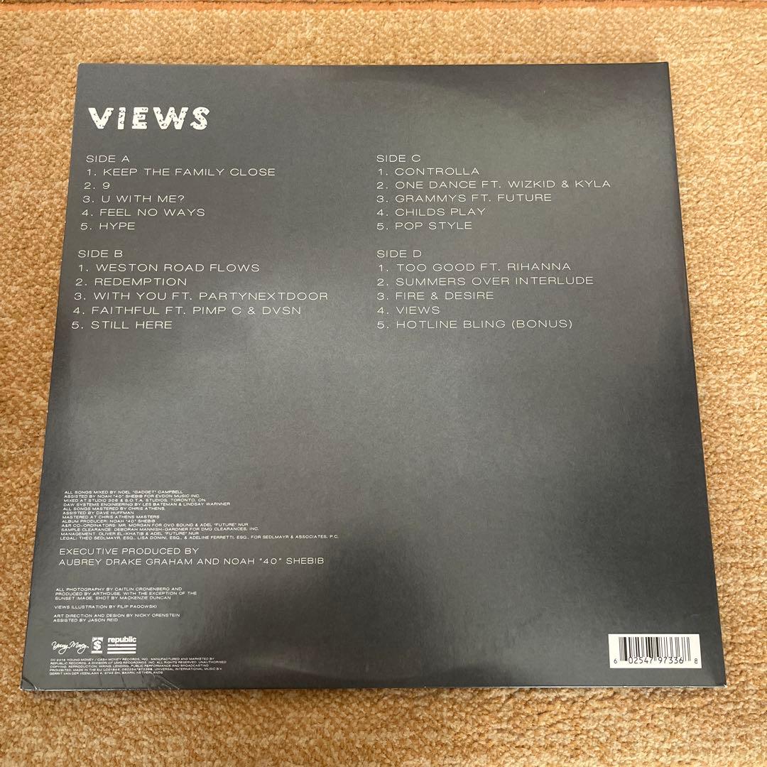 ⭐️最終セール⭐️DRAKE - VIEWS 2LP レコード