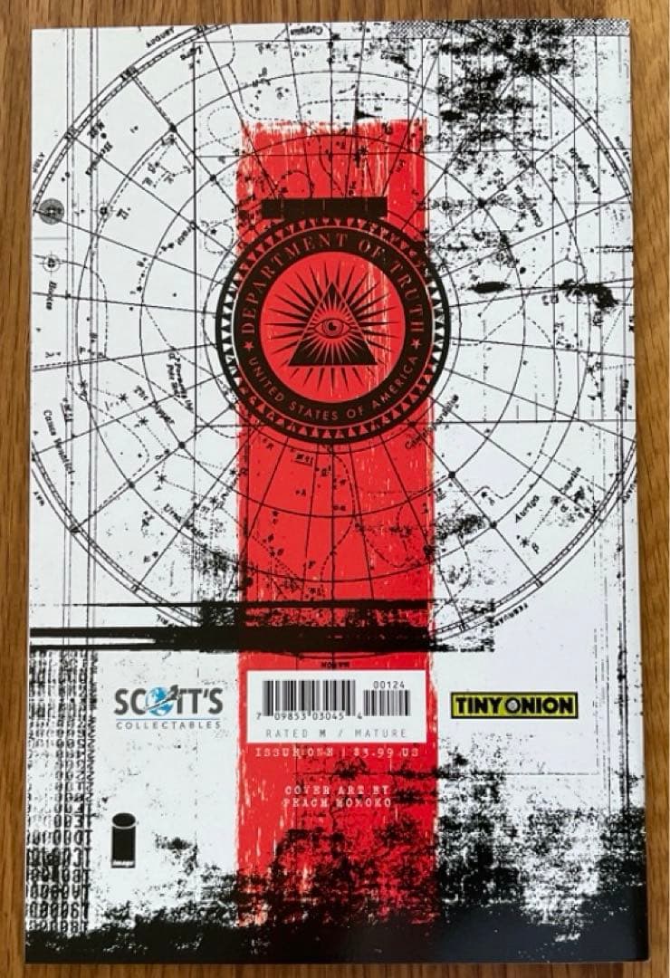 デパートメント・オブ・トゥルース #1 超レア 桃桃子表紙 アメコミリーフ