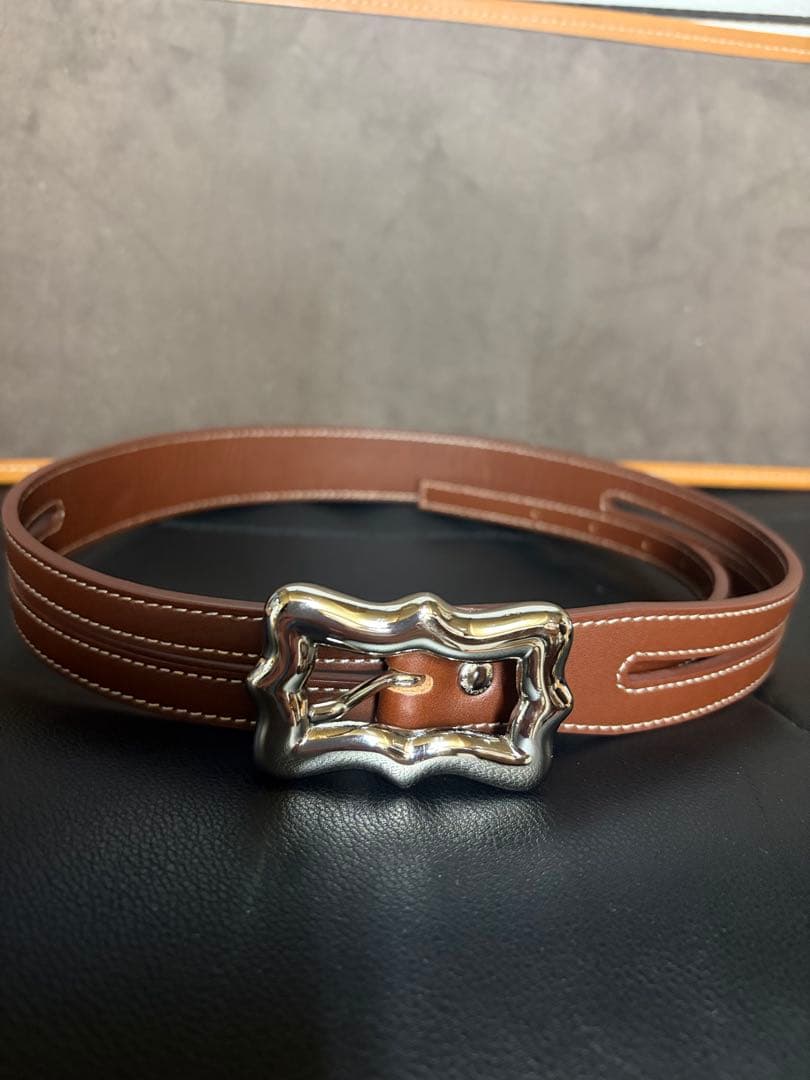 専用　A.VAGATION RIBBON HOLESベルト　ブラウン