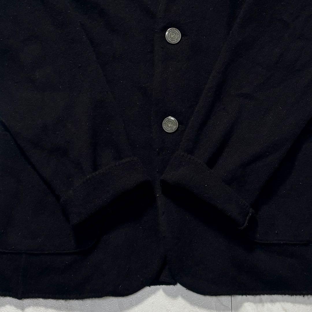 1piu1uguale3 セーブル混 ルイージJK 黒 L 高級素材