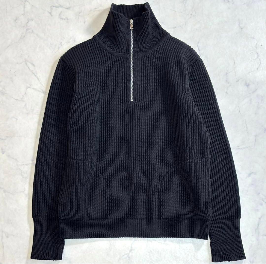 アンデルセンアンデルセン ハーフジップドライバーズニット