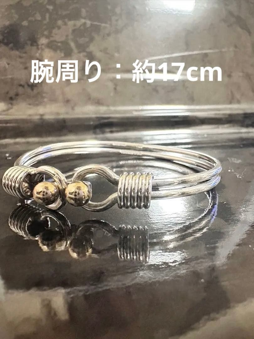 バングル TIFFANY&Co. ティファニー ダブルフック&アイ 14K刻印