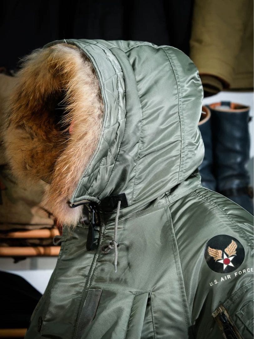 アメリカンワイドシルエットの復刻N-3B 38 M REAL SIMONS