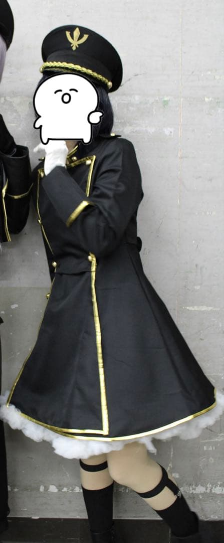 着せ恋　ブラックリリィ　衣装セット　ウィッグ付き　Ｍsize