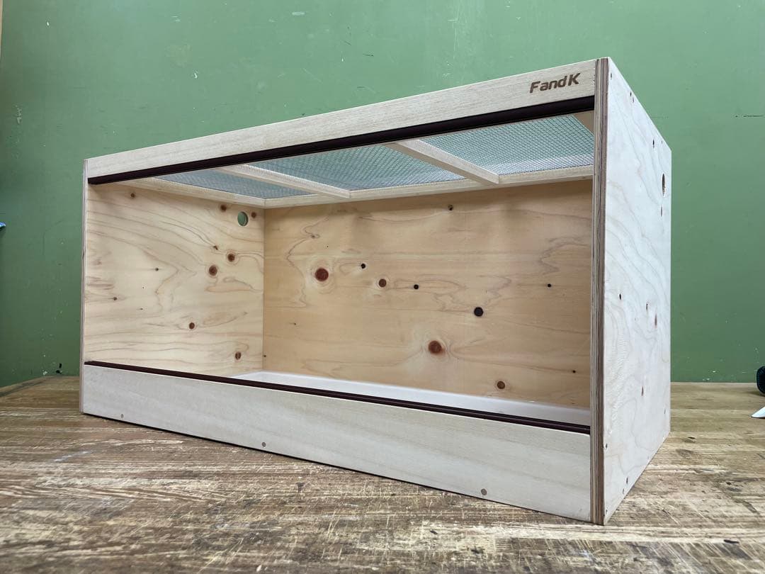 FandK 爬虫類木製ケージ