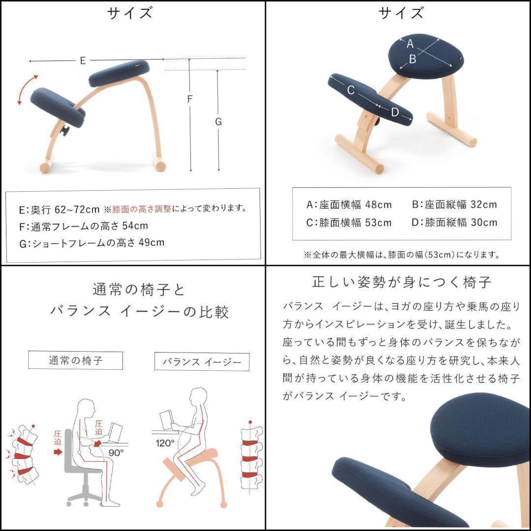 極美品♡【バランスラボ】 バランスイージー(バランスチェア)／2脚セット