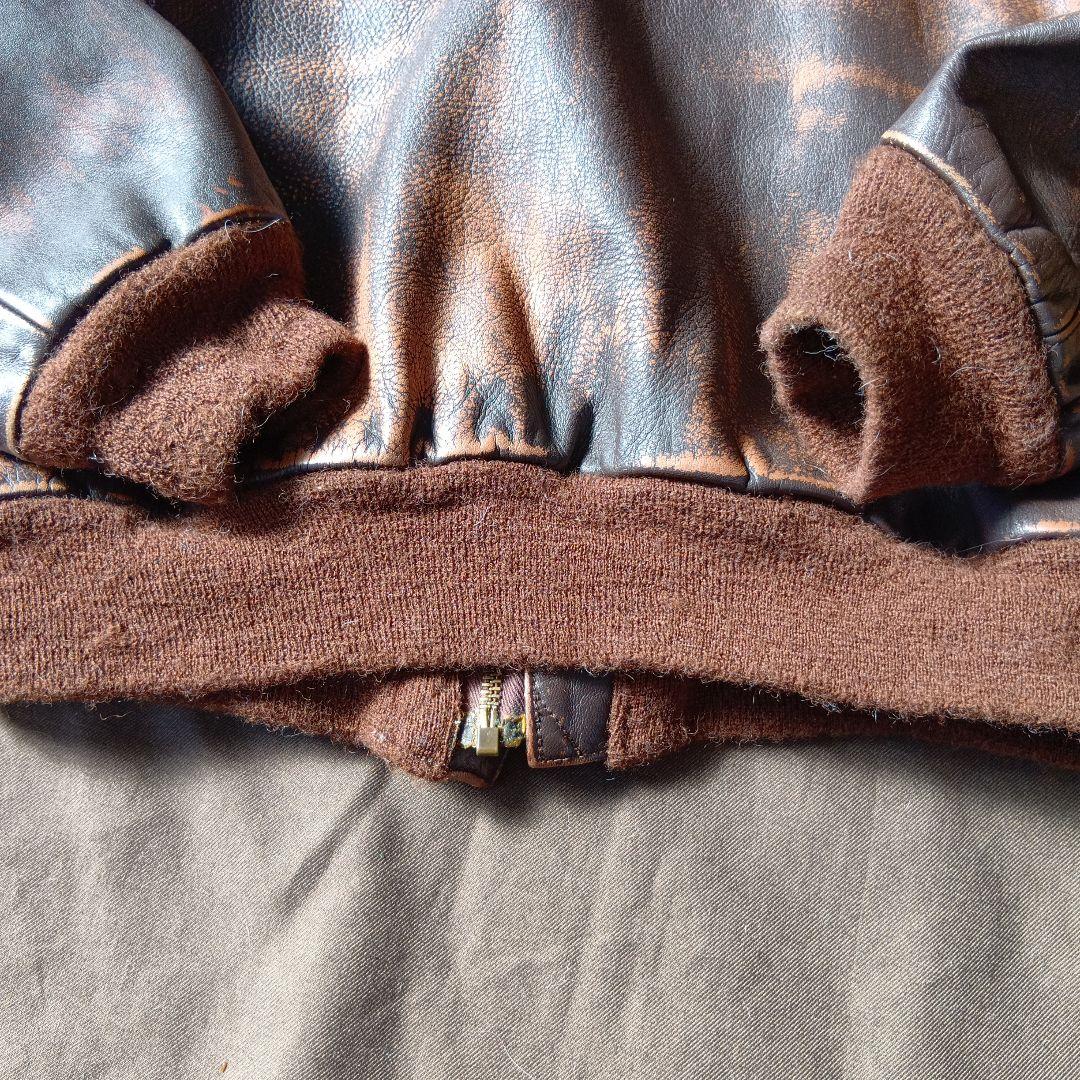 90年代 初期型 バズリクソンズ A-2 馬革 フライトジャケット 42