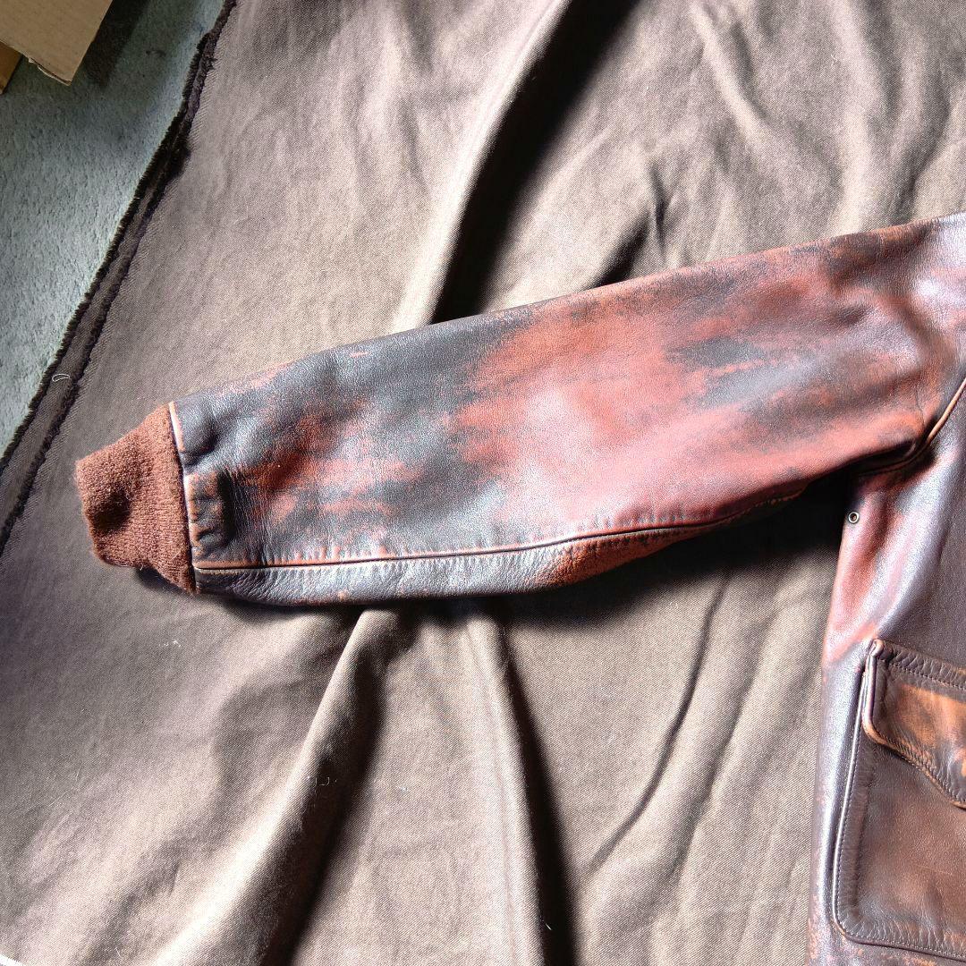 90年代 初期型 バズリクソンズ A-2 馬革 フライトジャケット 42