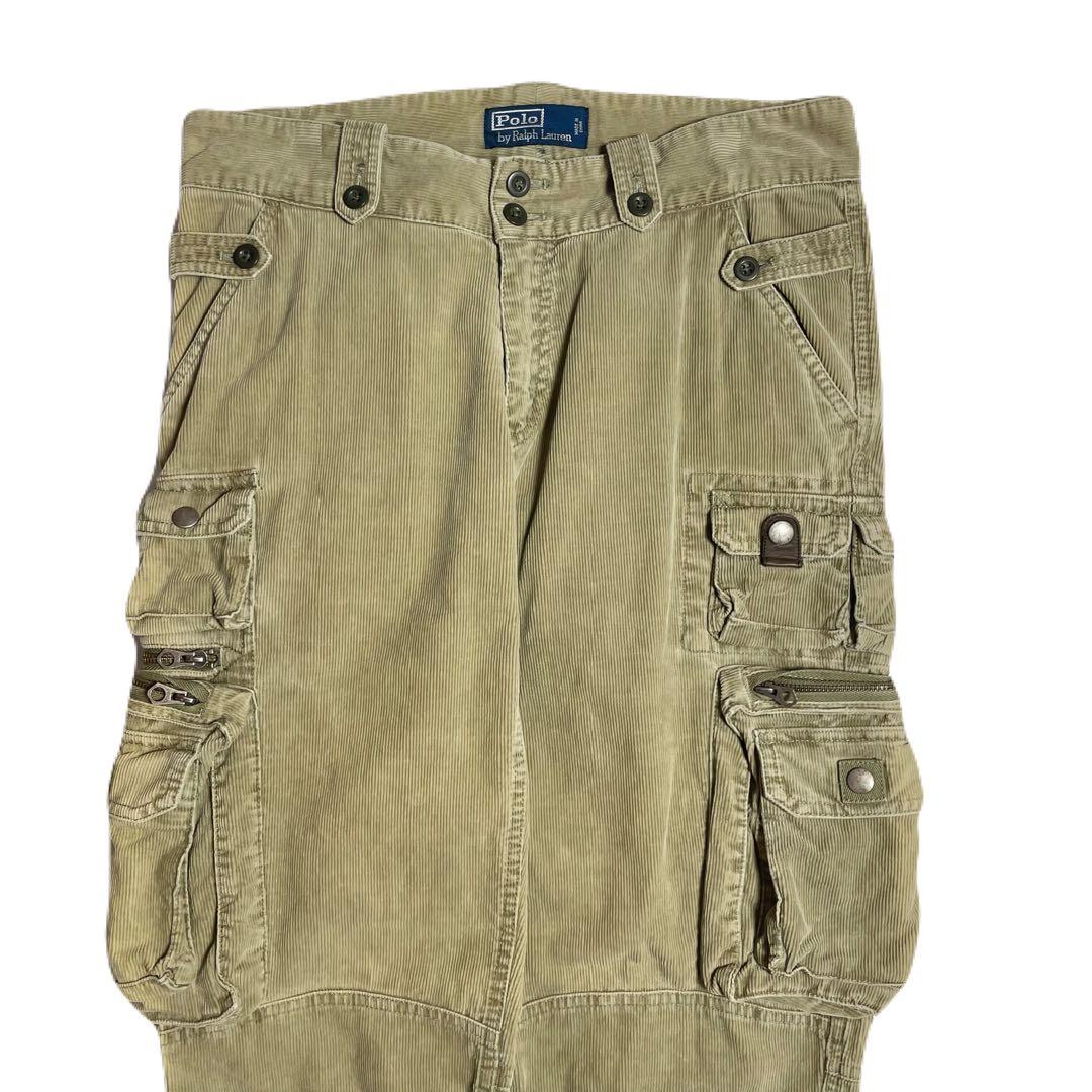 90s ラルフローレン カーゴパンツ ヴィンテージ y2k ミリタリー