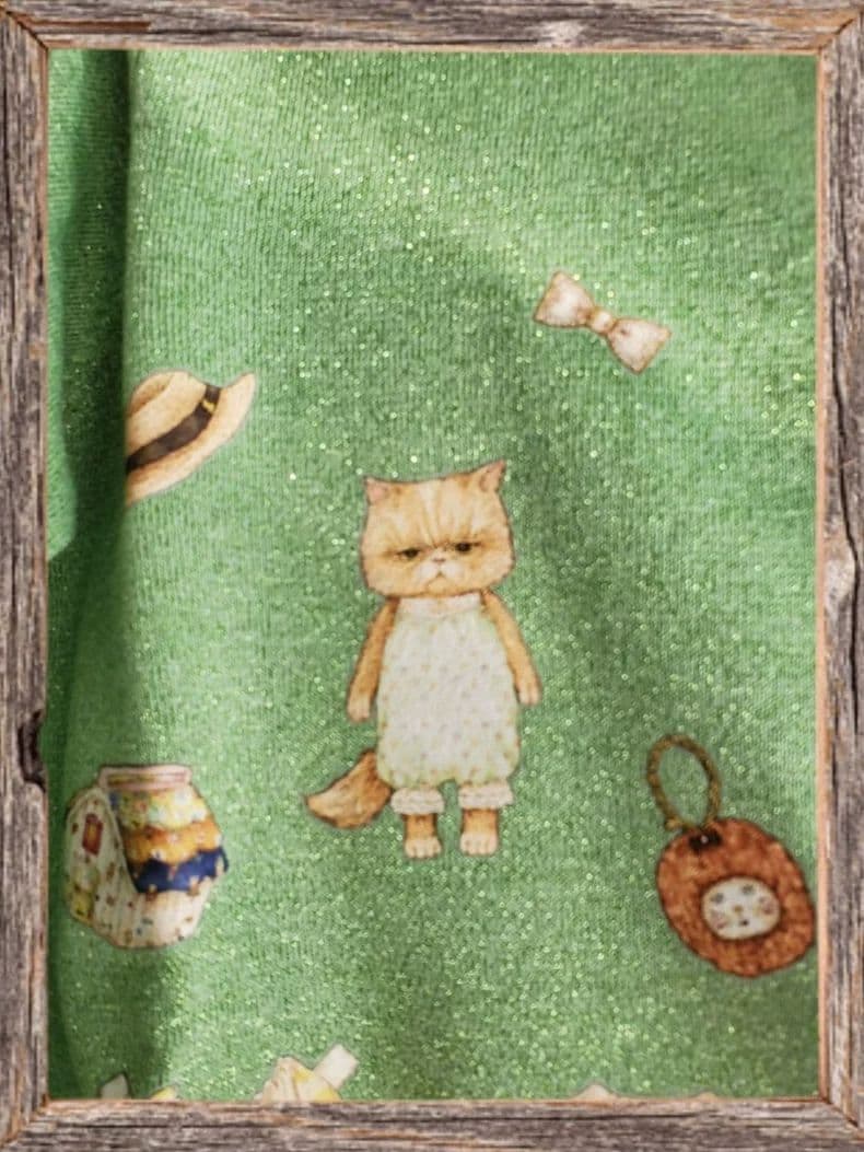 新品未使用☆yukiemon☆ ペタペタ着せ替え柄カーディガン 超レア品