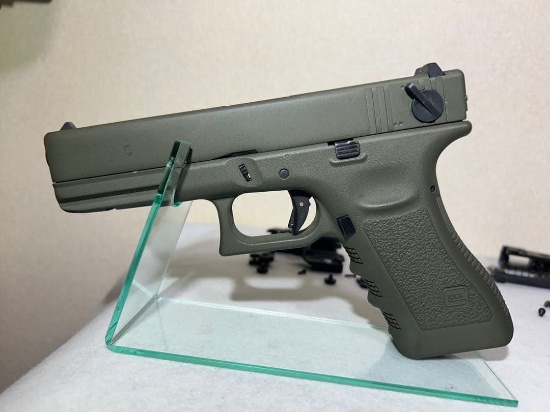 東京マルイ G18C ガスブローバック ガスガン カスタム OD塗装 GBB