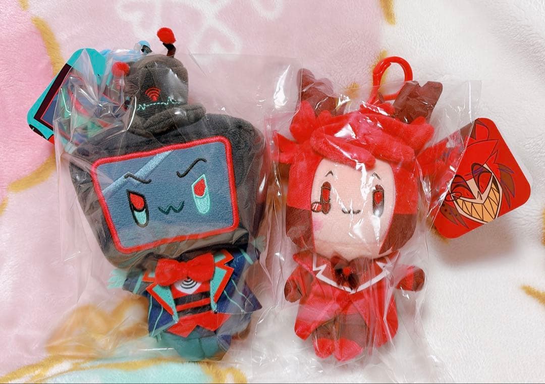 し*ぺ様 【新品】 ハズビンホテル おすわりマスコット 2種セット (アラスター