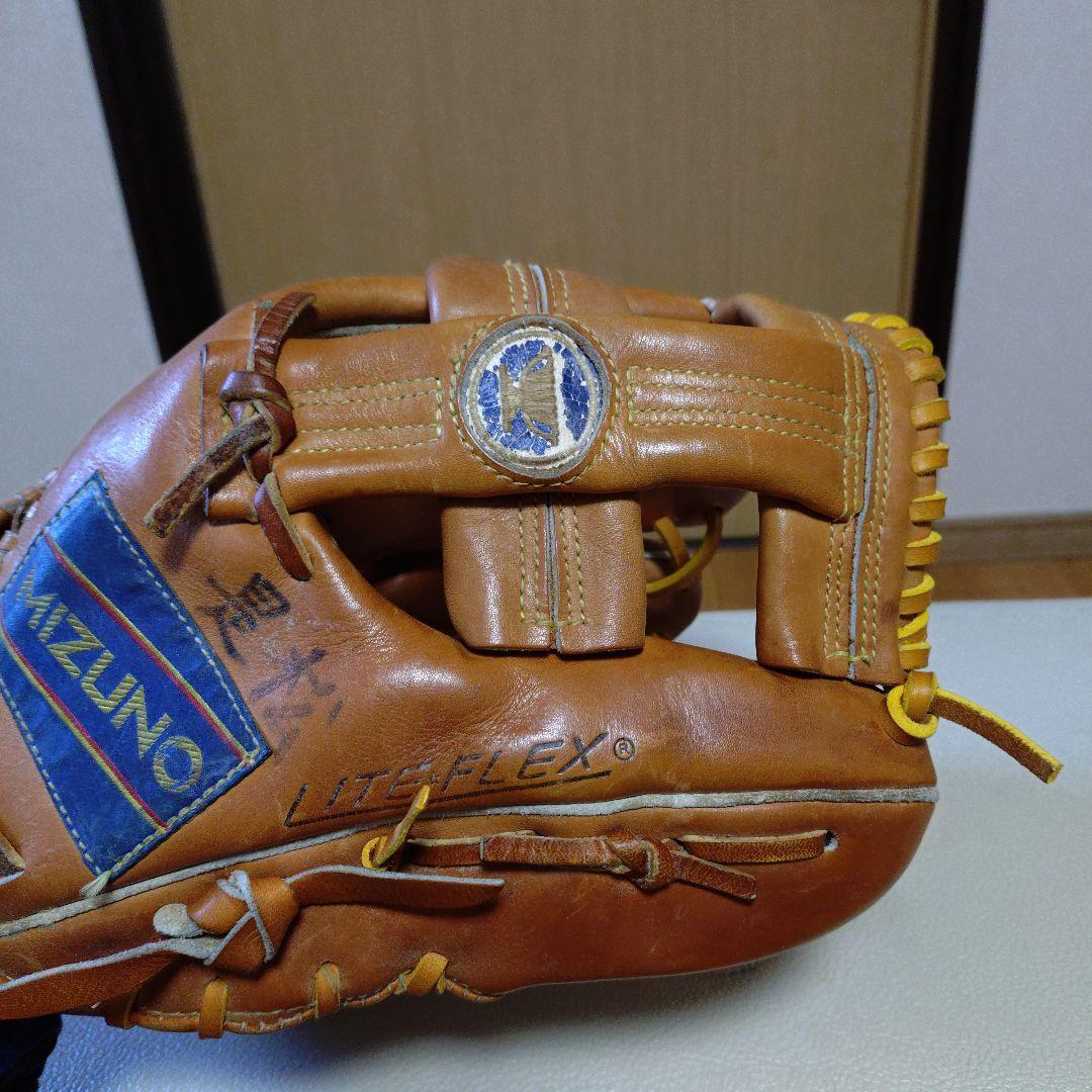 ミズノ　ワールドウィン青カップ　原辰徳モデル　一般軟式用グローブ