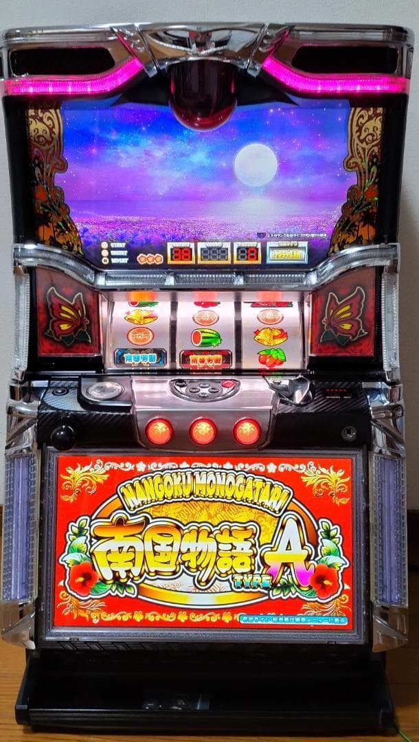 【パチスロ実機】オリンピア★南国物語TYPE‐A【オートプレイ付不要機付】