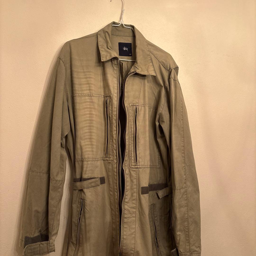 Stussy カーキ　ツナギ