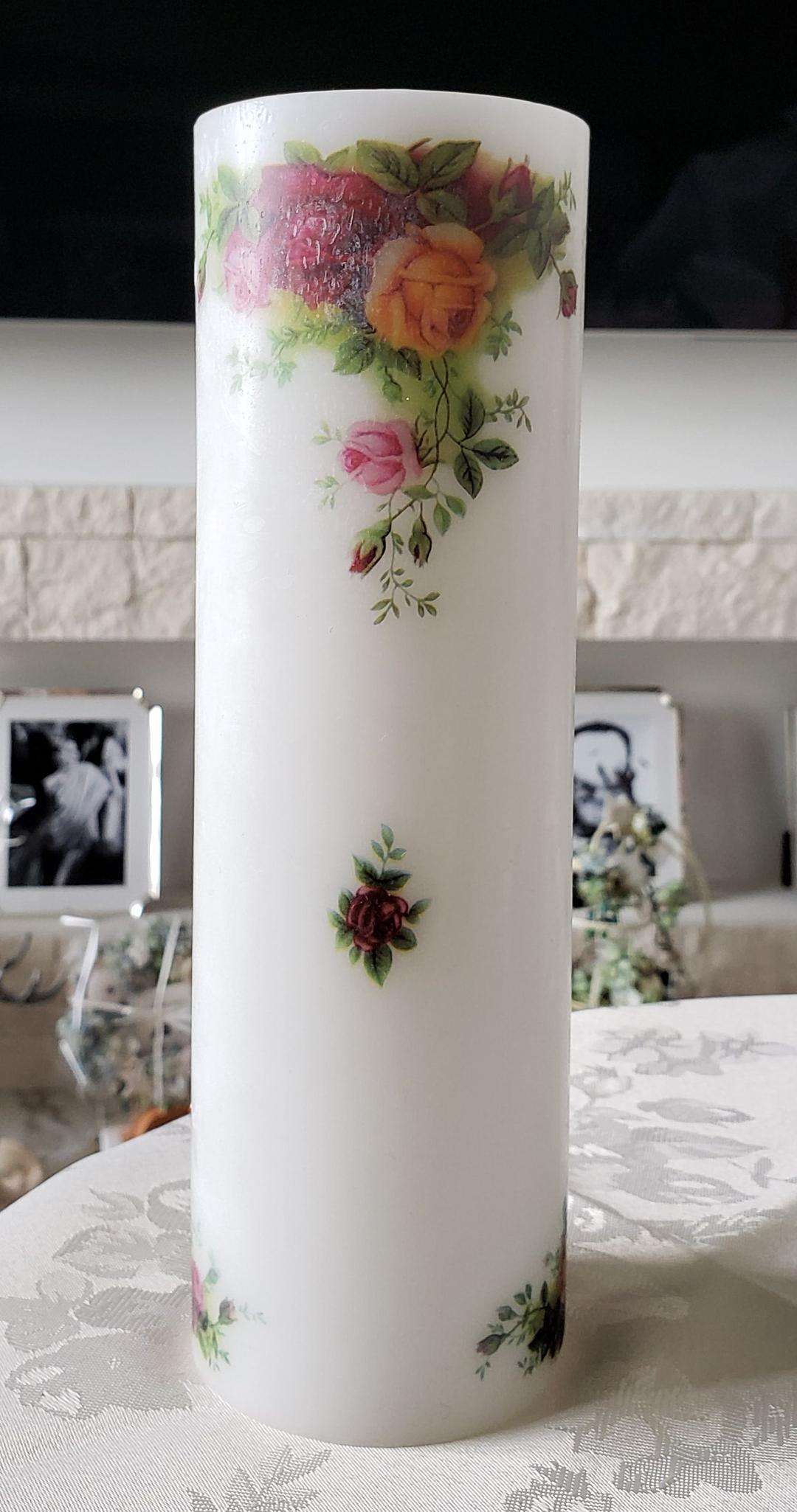 ロイヤルアルバート C オールドカントリーローズ キャンドル クリスマス