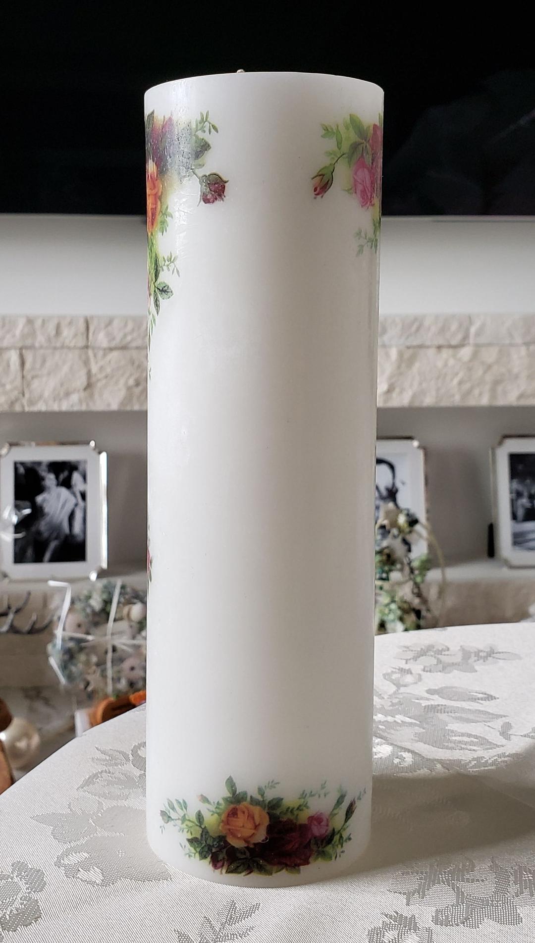 ロイヤルアルバート C オールドカントリーローズ キャンドル クリスマス