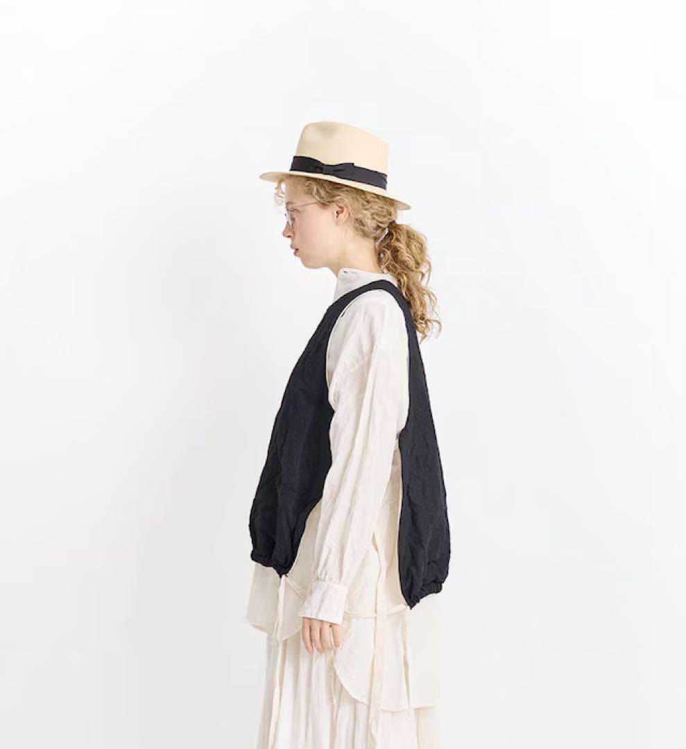 今期新品⭐︎Veritecoeur⭐︎VC-2804　ウールリネンリバーシブルベスト