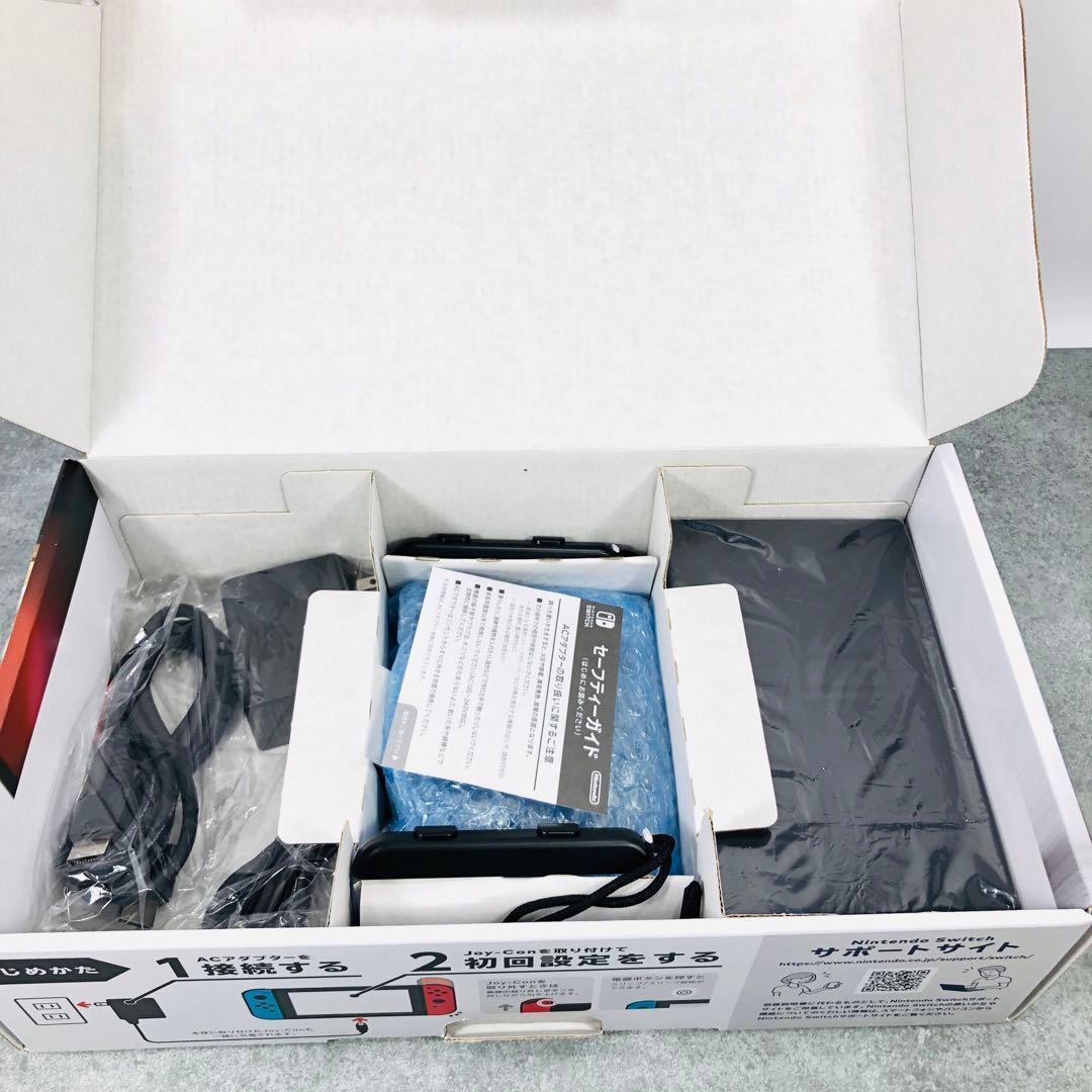 【美品】 Nintendo Switch 本体 ネオンレッド・ブルー11-163