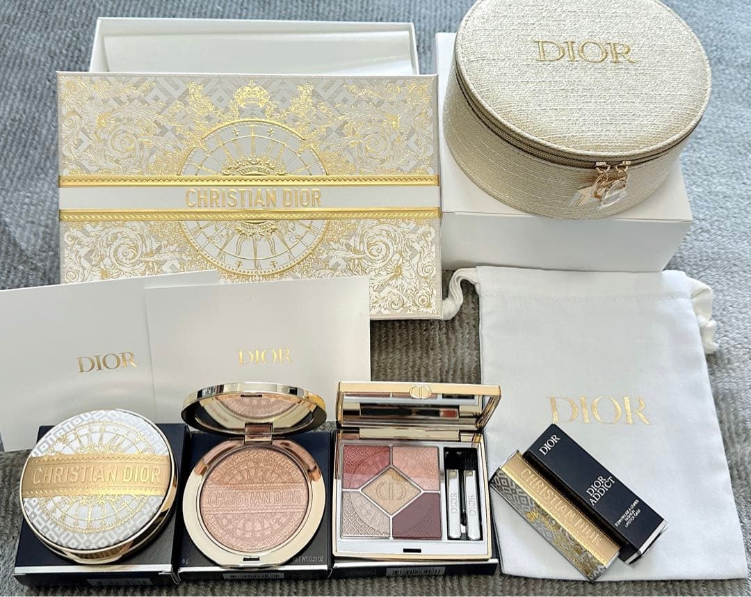 DIOR 643ゴールデンマスカレード　リップケース　ルミナイザー　バニティ　等