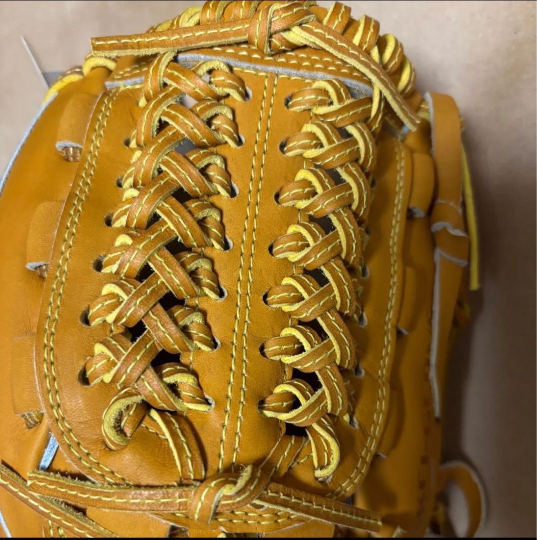 JUNKEI-GLOVE 軟式グローブ オレンジ