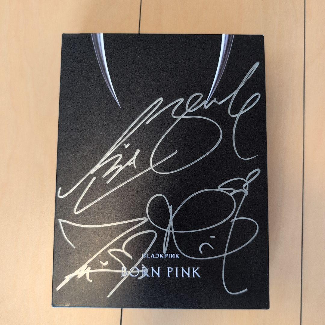 BLACK PINK BORN PINK BOX SET 4人全員のサイン入り