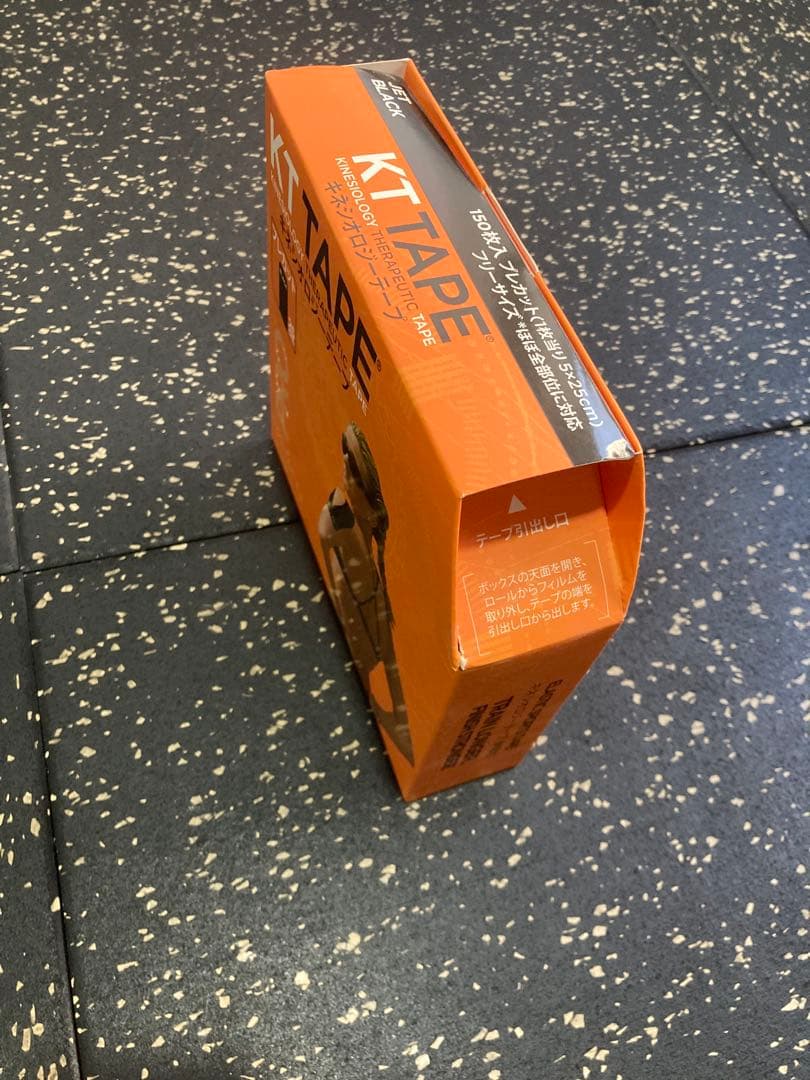 ［新品未使用品］KT TAPE ブラック 25cm プレカット 150枚入