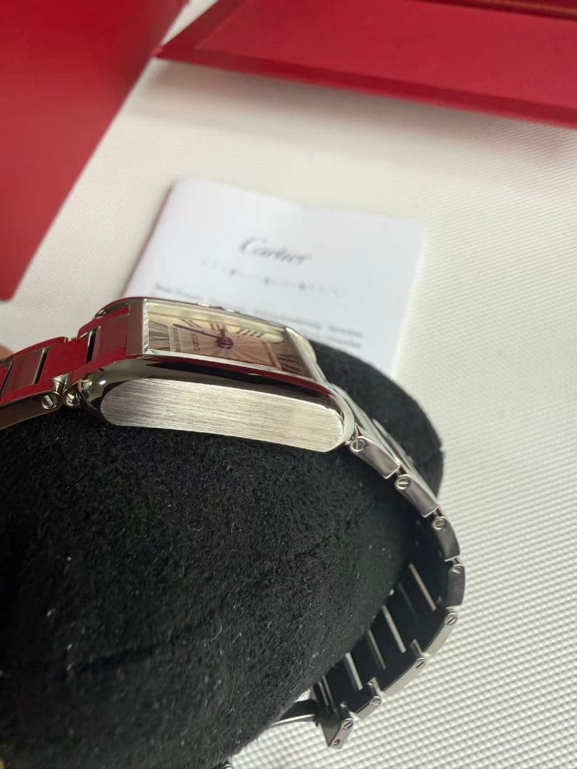 カルティエ タンクアングレーズSM W5310022 腕時計