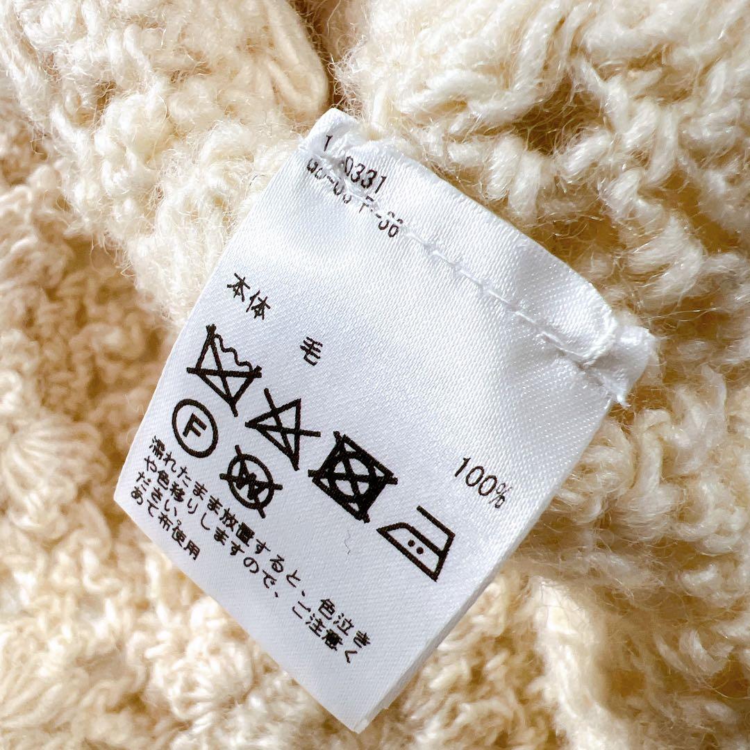 SHIPS別注 WARREN SCOTT ハンドクロシェット カーディガン