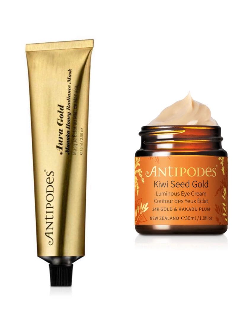 アンティポディース オーラ ゴールドマスク　アイクリーム　2点セット
