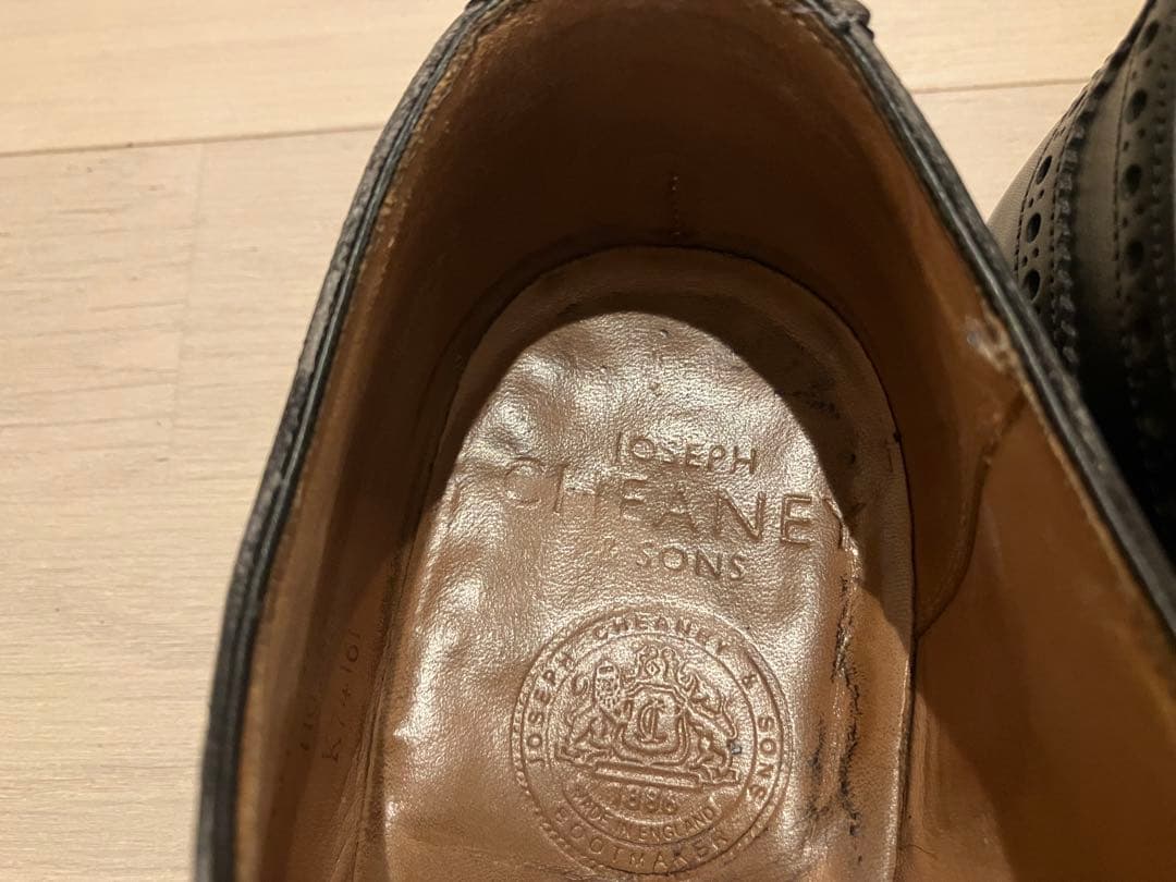 ジョセフチーニー　　フェンチャーチ　UK8.5 27cm