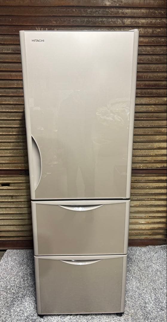 日立 ノンフロン冷凍冷蔵庫 375L R-S38JV 2018年製