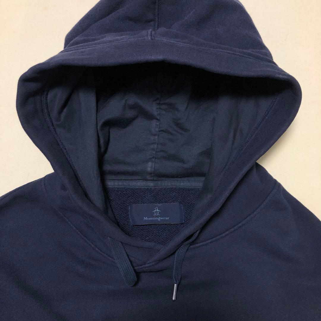 マンシングウェア プルオーバー パーカー 日本製 ネイビー 3Lサイズ
