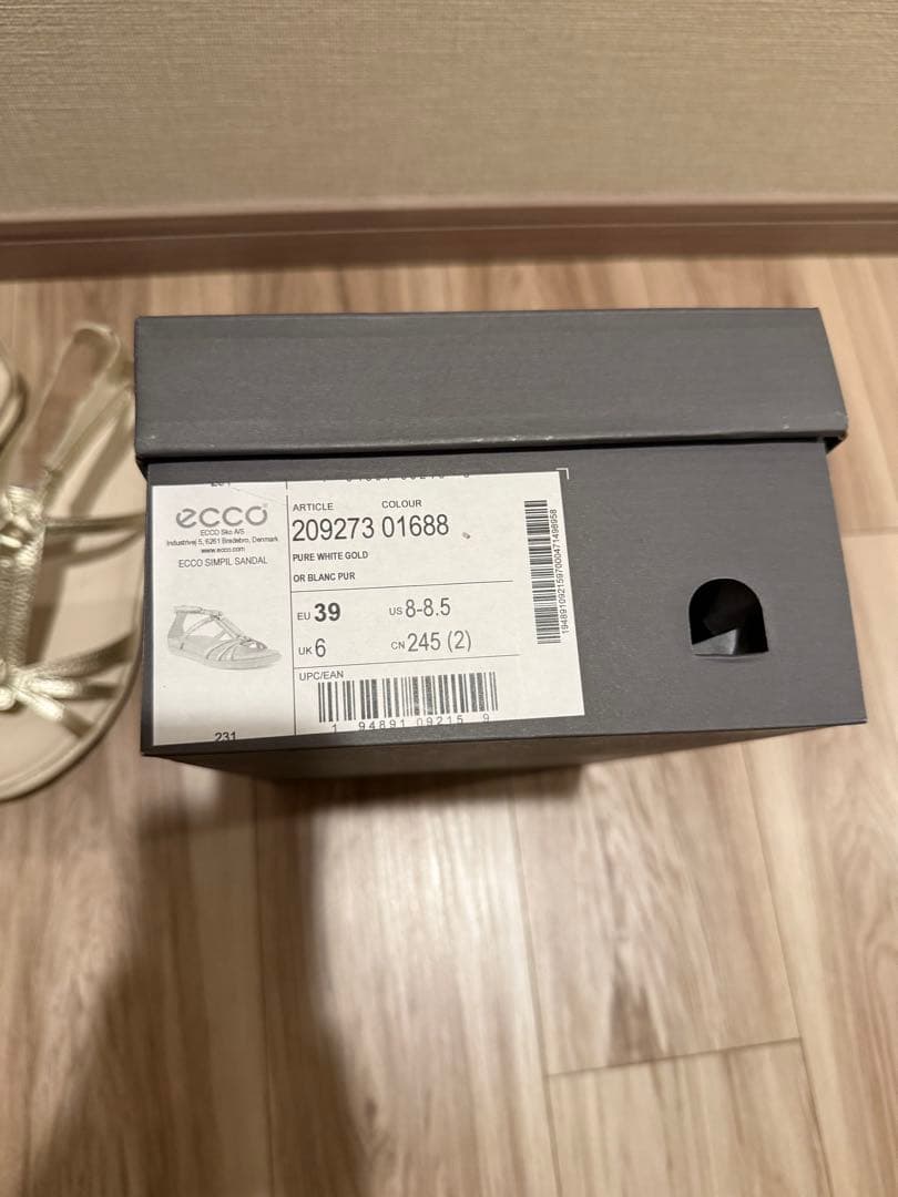 サンダルサンダル エコー サンダル フラット サンダル レディース 24.5