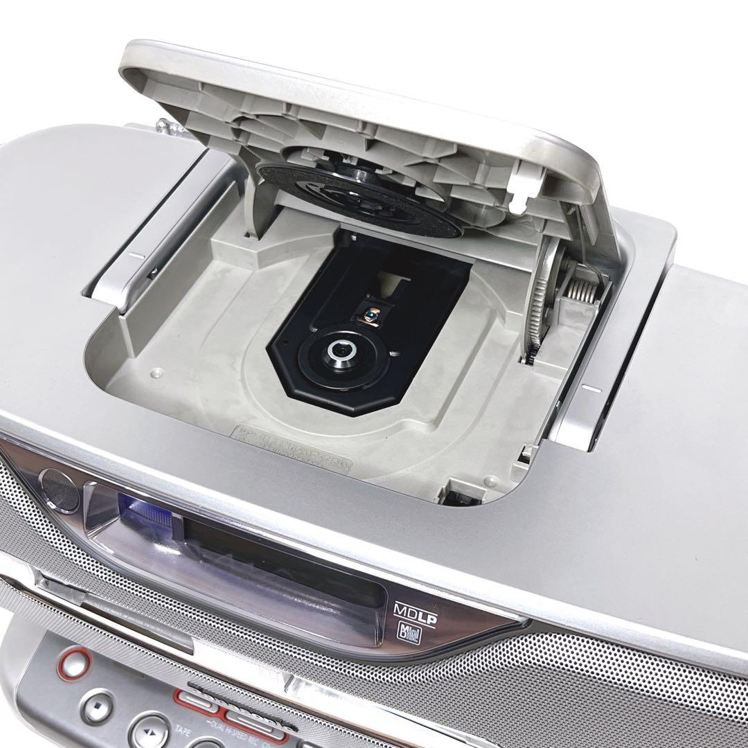 【美品】 Panasonic RX-MDX80 CD MD ラジカセ シルバー