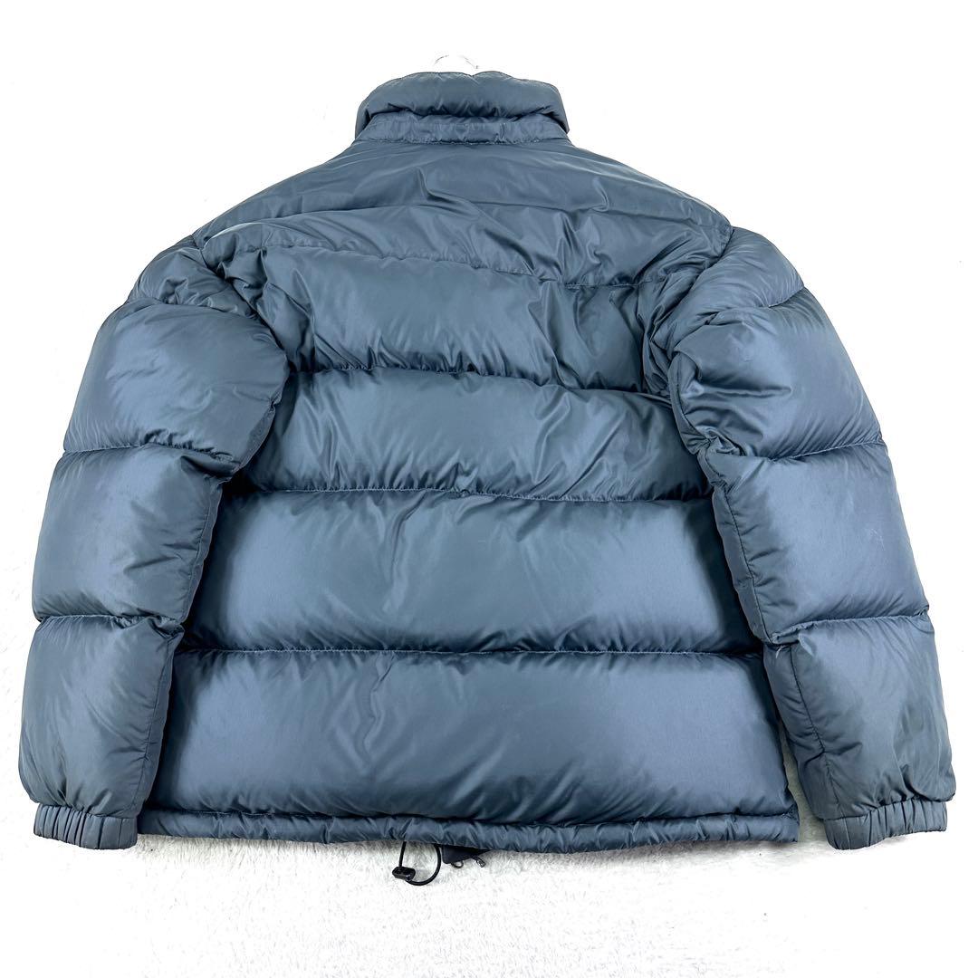 モンベル ベーシックダウンジャケット Mサイズ ネイビー系 ドローコード有