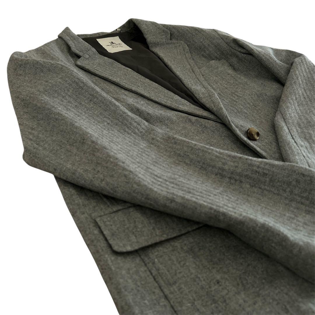 mkmk　デニミスト ウール ジャケットコート L グレー