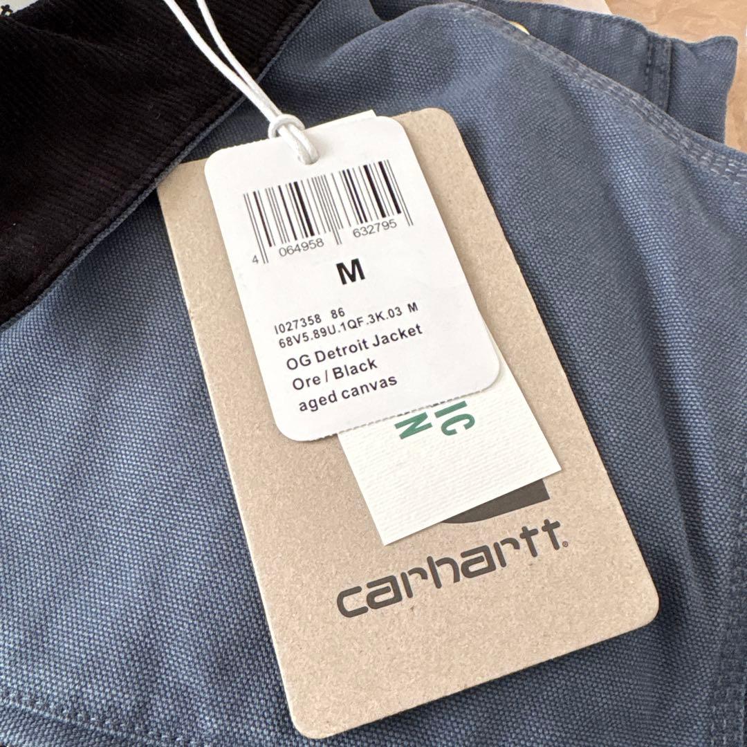 新品Carhartt OG Detroit jacket M ore black