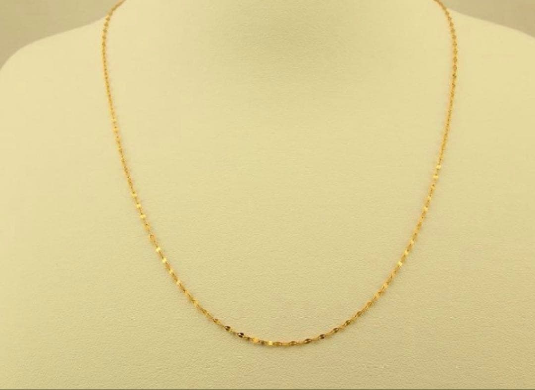 大特価！早いもの勝ち！新品 18金 K18 ネックレス 45cm アジャスター付