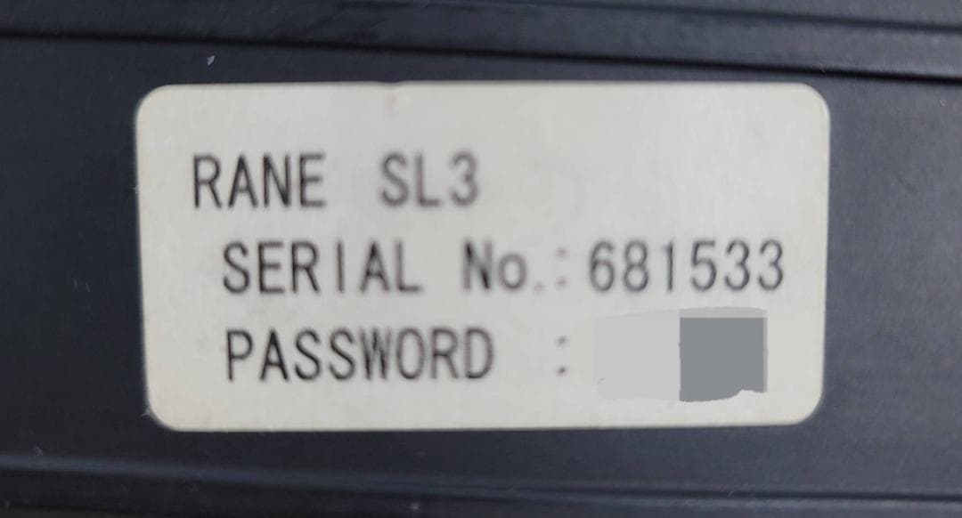 RANE デジタルDJシステム serato SCRATCH LIVE SL3