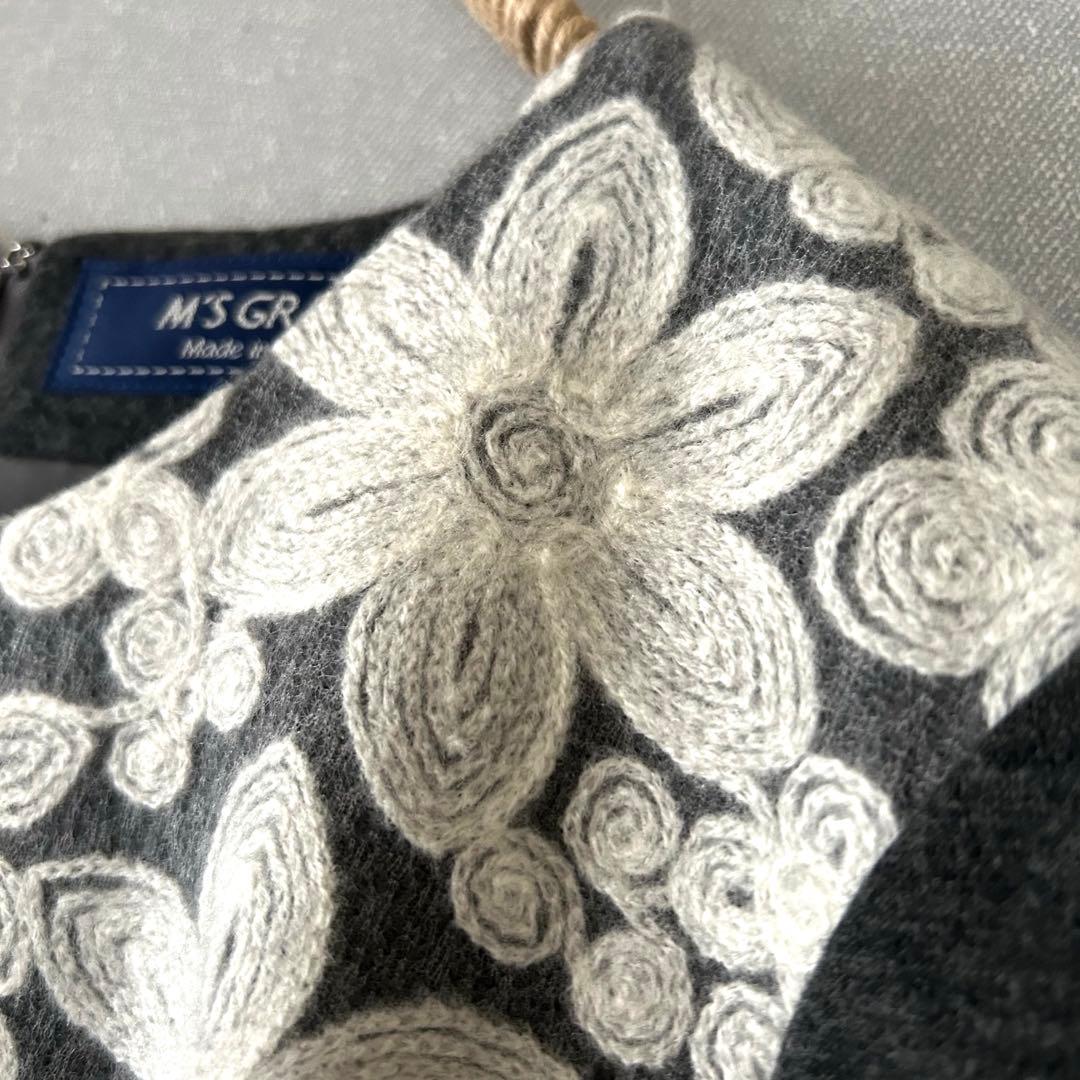 【han-mouco様リクエスト】美品✨エムズグレイシー ワンピース リボンつき