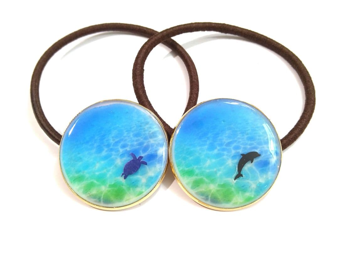 ❤️チャルメラ❤️星の海　小さな水族館　Sea drop✩。°ネックレス