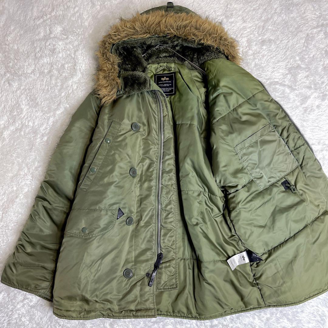 ALPHA INDUSTRIES N-3B フライトジャケット XL カーキ